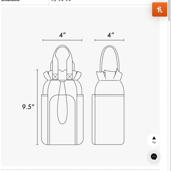 CALPAK Water Bottle Holder in Speckle style (Rare Find!) - Picture 2 of 9